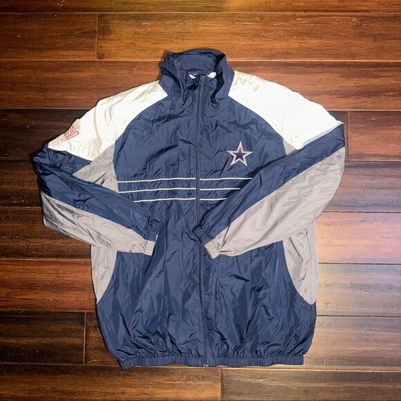Dallas Cowboys Team Apparel Windbreaker Jacket - Picture 1 of 5